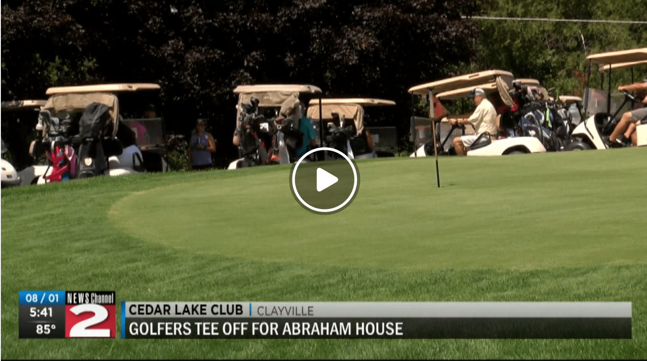 Golf tournament raises money to support services provided by Abraham House